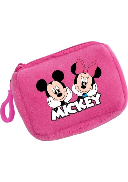 Mickey Minnie Mouse Dıy Bozuk Para Cüzdanı Fermuar Mini Bozuk Para Anahtar Çantası Para Cebi Kadın Erkek Basit Bozuk Para Cüzdanı Küçük Cüzdan Çocuk Hediye Kılıfı (Yurt Dışından)