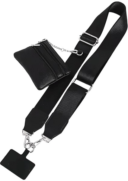 Kadınlar Için Fermuarlı Kese ile Yeni Telefon Askısı, Cüzdanlı Ayarlanabilir Cep Telefonu Ipi Crossbody, Telefon Için Klip ve Gitme Kayışı Renk: 8 / Malzeme: Polyester / Naylon (Yurt Dışından)