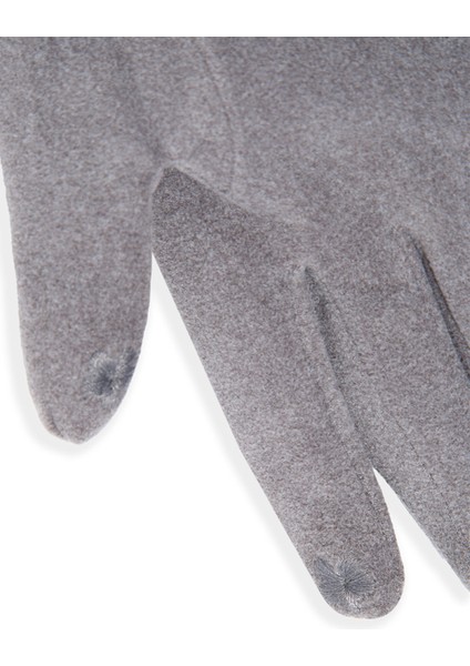 Suni Kürk Detaylı Gri Eldiven 1911768-27063 modelleri