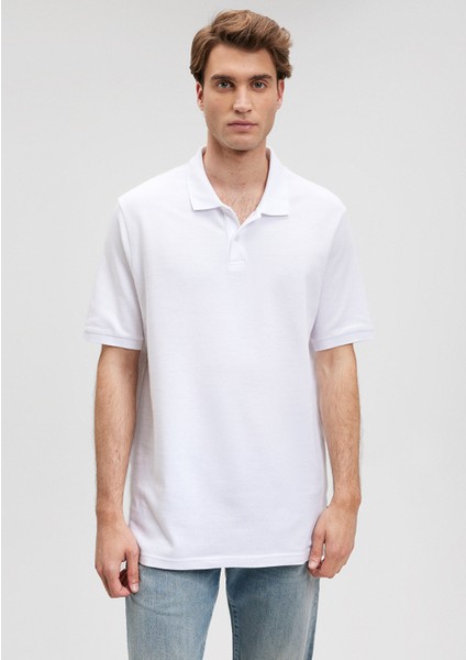 Beyaz Polo Tişört 0611859-620 modelleri