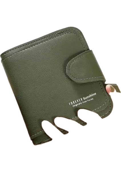 Kadın Cüzdan 2023 Yeni Lüks Marka Kırmızı Siyah Küçük Mini Sikke Çanta Hasp Kart Tutucu Bayan Cüzdan Fermuar Kadın Deri Toka (Yurt Dışından)