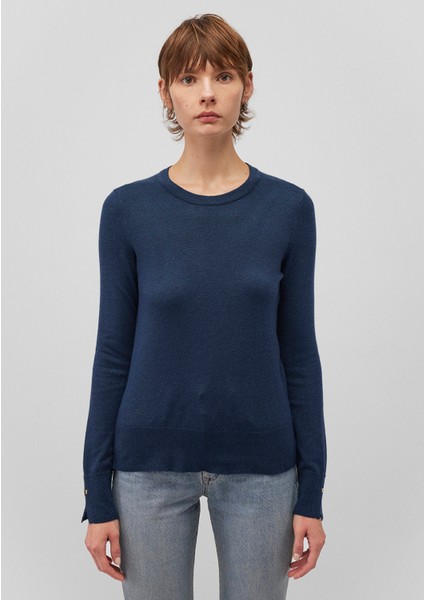 Bisiklet Yaka Lacivert Kazak 1710510-82454 modelleri