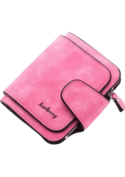 Baellerry Marka Cüzdan Kadın 2023 Yeni Kadın Kısa Cüzdan Kore Tokalı Kumlu Deri Madeni Para Cüzdanı Mini Kadın Çantaları Carteras (Yurt Dışından)