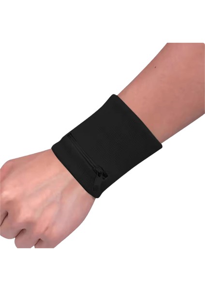 Güvenli Saklama Bilek Desteği Fermuarlı 1 Adet Bilek Çantası Koşu Seyahat Bisikleti Koşu Için Güvenli Spor Çantası Spor Salonu Bisikleti Cüzdan (Yurt Dışından)