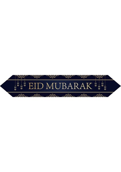 Eid Mubarak Doğum Günü Düğün Mavi Için Altın (Yurt Dışından)