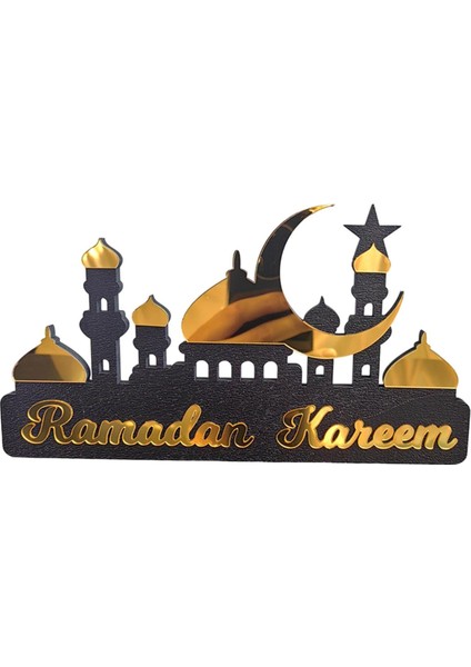 Üstü Dekorasyon Cami ve Altın Küçük (Yurt Dışından)