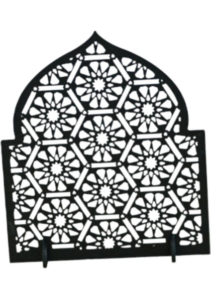 Ahşap Ramazan Dekorasyon Rafı Heykelcik Eid Mü Iş 22X5X25CM (Yurt Dışından) modelleri