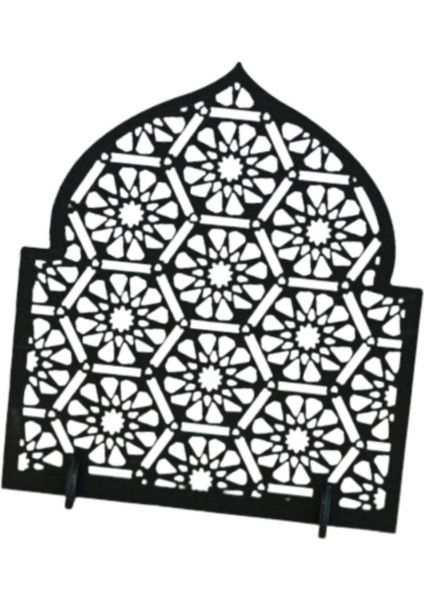 Ahşap Ramazan Dekorasyon Rafı Heykelcik Eid Mü Iş 22X5X25CM (Yurt Dışından) fırsatları