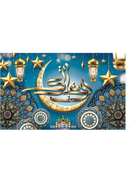 Mü Dekorasyon Eid Mü Banner I Açık Mavi (Yurt Dışından) modelleri