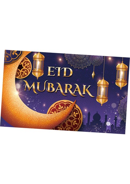 Mubarak Dekorasyon Eid Mü Banner Backyard Iç Dış (Yurt Dışından) indirimleri