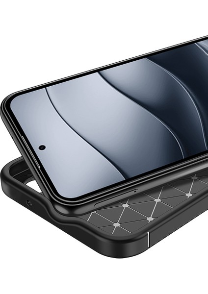 Redmi Note 14 5g Kılıf Karbon Desenli Şık Negro Premium Silikon Kapak