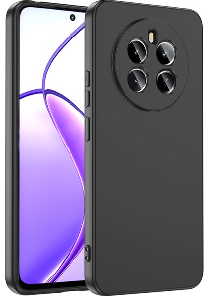 Realme 12 4g Kılıf Kadife Dolgulu Şık Candy Lansman Silikon Kapak