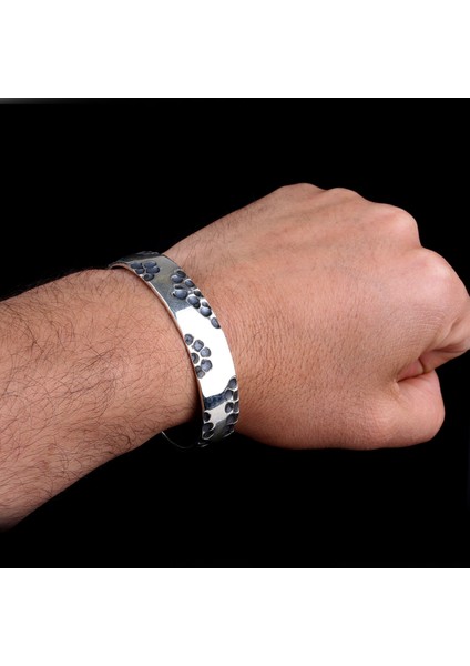 925 AyarGümüş Erkek Kelepçe Bileklik Modeli modelleri