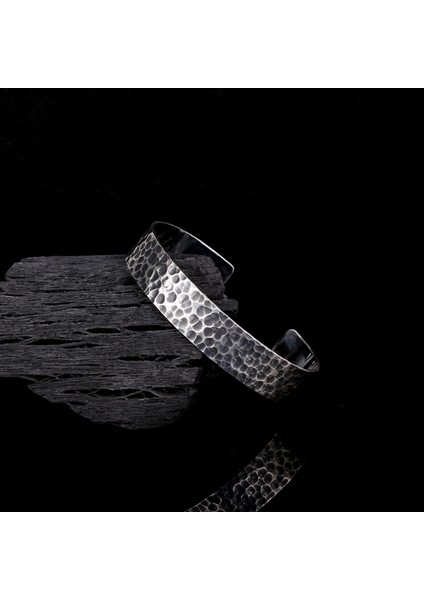 925 AyarGümüş Erkek Kelepçe Bileklik Modeli