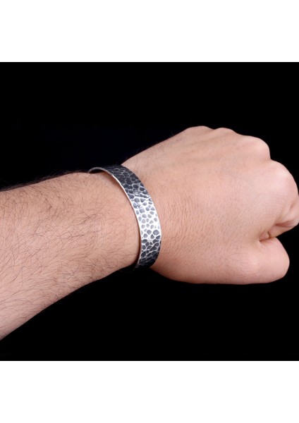 925 AyarGümüş Erkek Kelepçe Bileklik Modeli modelleri