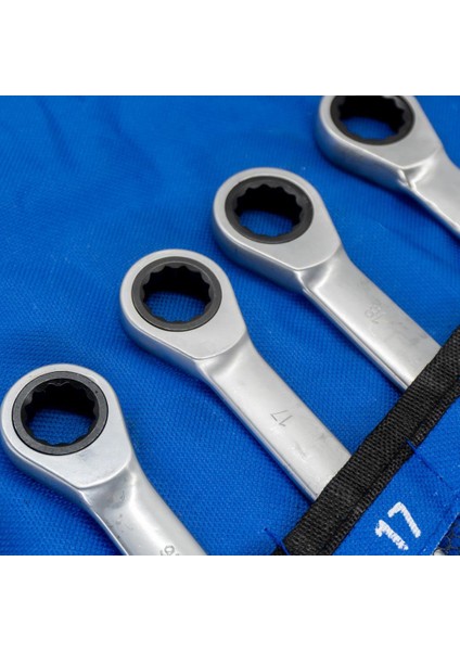 6276 Cırcır Kombine Anahtar Takımı 6-32 mm 20 Parça (Bez Çantalı)
