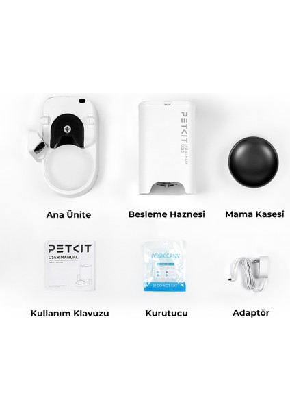Yumshare Solo Kameralı Akıllı Mama Kabı