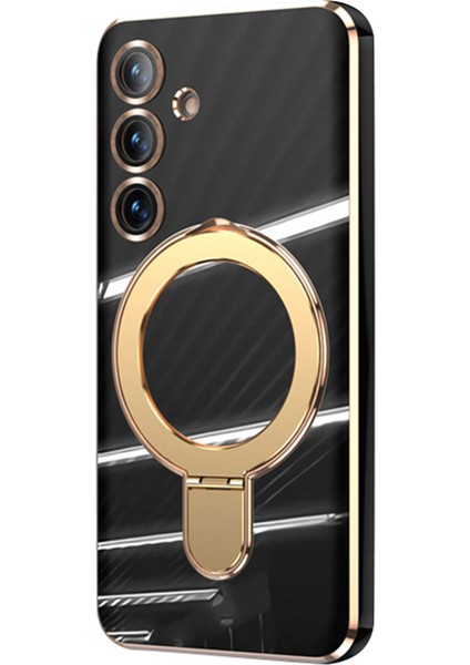 Samsung Galaxy S25 Plus Kickstand Kılıfı Magsafe Tpu Telefon Kapağıyla Uyumlu (Yurt Dışından)