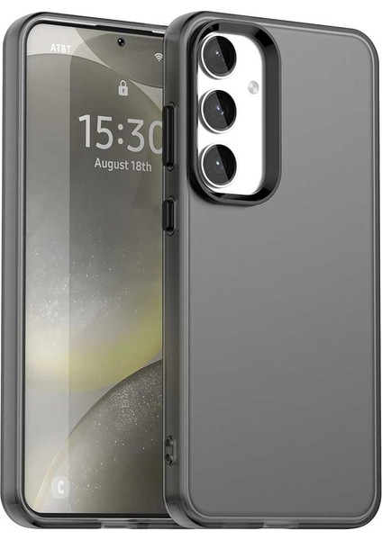 Samsung Galaxy S25 / S24 Pc+Tpu+Pet Mat Düşmeyi Önleyici Telefon Arka Kapağı (Yurt Dışından)