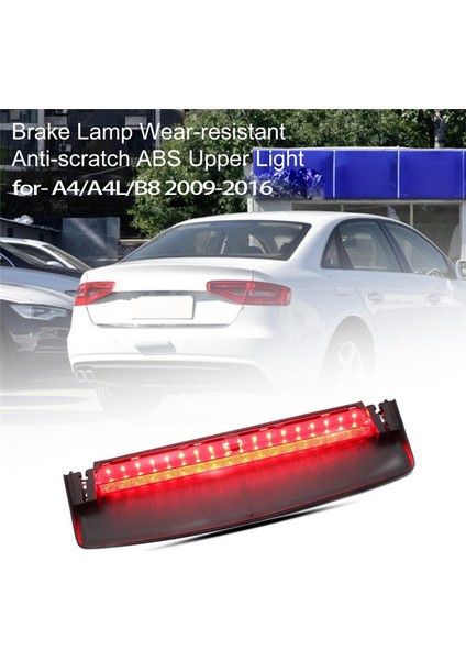Araba 3. Üçüncü Fren Durdurma Lambası 8K5945097 Audi A4 4 Quattro S4 B8 2009-2015 Arka Yüksek Üçüncü Fren Sinyal LED Lambası (Yurt Dışından)