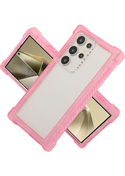 Samsung Galaxy S25 Ultra Tpu+Pc 3'ü 1 Arada Koruyucu Mat Telefon Kılıfı (Yurt Dışından)