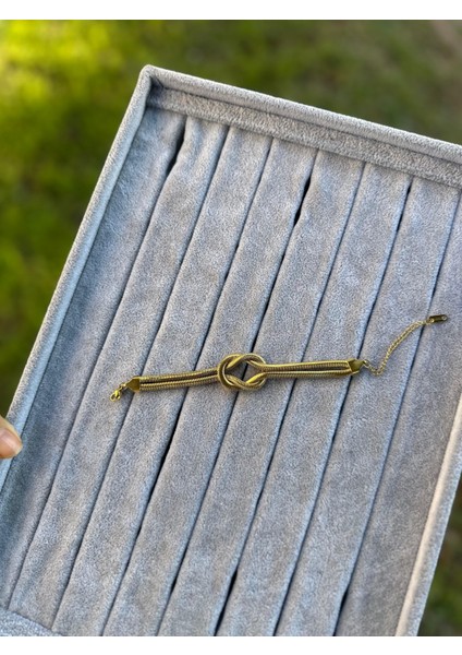 Yılan Zincir Düğüm Bileklik