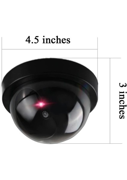 LED Işıklı Dome Sahte Fake Güvenlik Kamerası Caydırıcı fırsatları