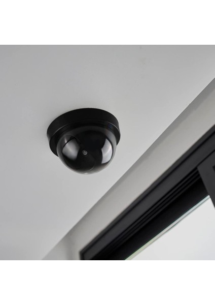 LED Işıklı Dome Sahte Fake Güvenlik Kamerası Caydırıcı indirimleri