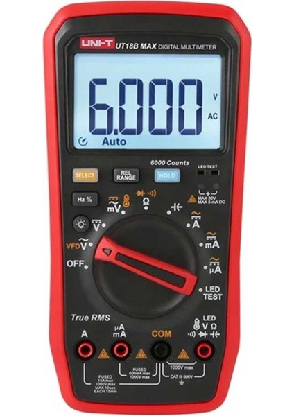 UT18B Max True Rms Dijital Multimetre