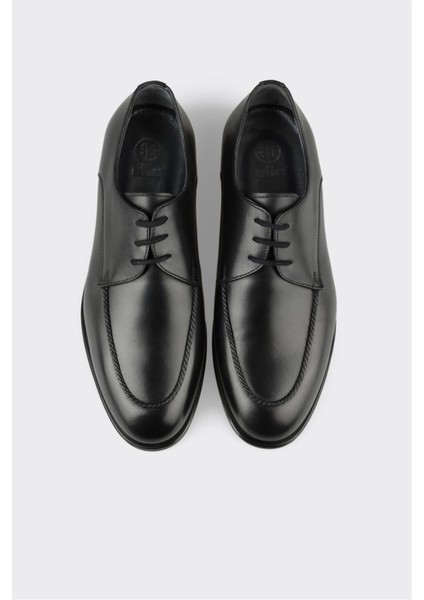 Siyah Deri Erkek Klasik Ayakkabı fırsatları