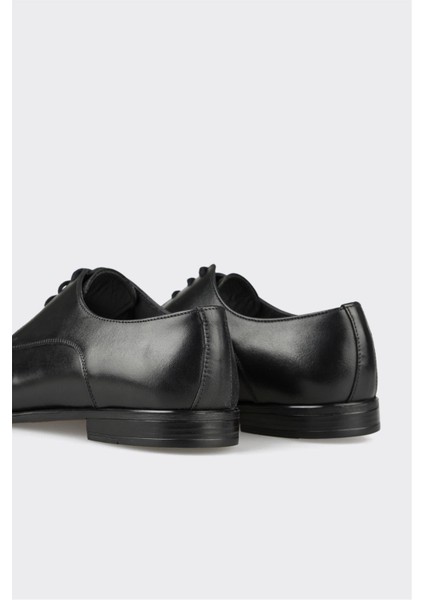 Siyah Deri Erkek Klasik Ayakkabı indirimleri