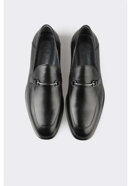 Siyah Deri Erkek Klasik Ayakkabı fırsatları