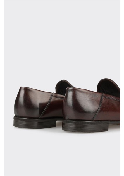 Kahve Deri Erkek Klasik Ayakkabı indirimleri