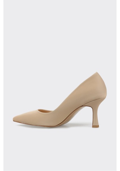 Bej Kadın Stiletto modelleri