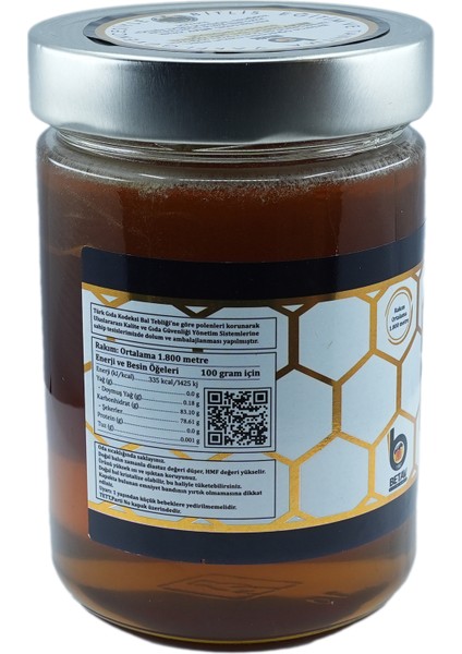 Yüksek Yayla Süzme Çiçek Balı 850 gr