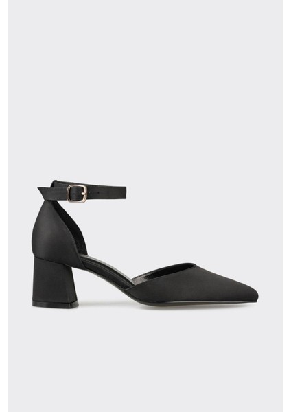 Siyah Kadın Topuklu Ayakkabı