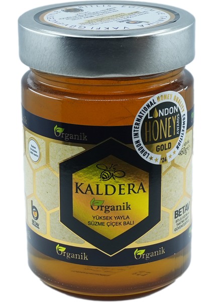 Yüksek Yayla Süzme Çiçek Balı Organik 460 gr