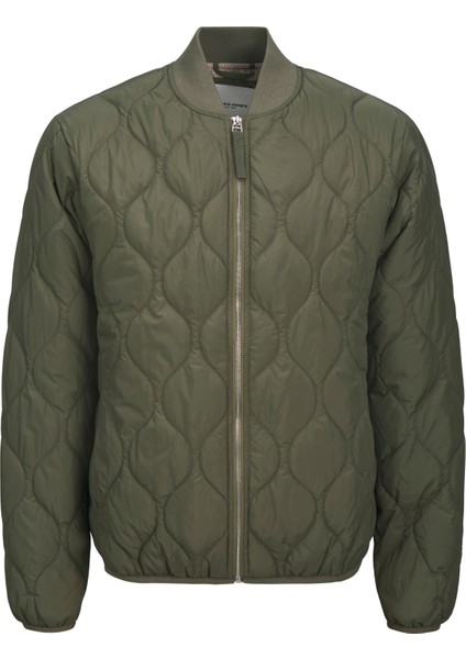 12258385 Jjkoda Lıner Jacket Erkek Bomber Ceket Haki Yeşil