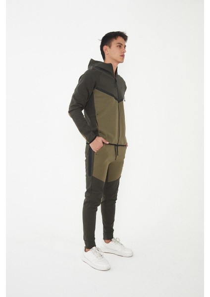 Niketech Fleece Haki Eşofman Takımı