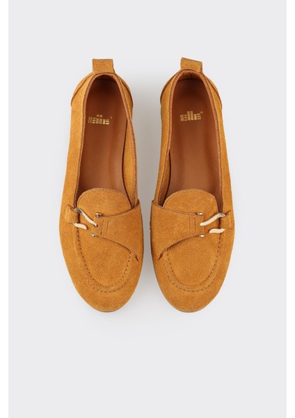 Taba Deri Kadın Loafer fırsatları