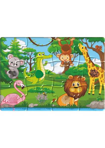Baby Set- 2 Farklı Dokun Hisset Puzzle + 2 Farklı Baby Puzzle 1+Yaş