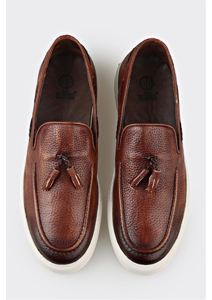 Taba Deri Erkek Loafer fırsatları