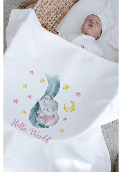 Organik 11'li Hastane Çıkışı - For Baby - Uyuyan Fil Pembe fırsatları