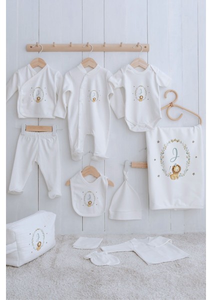 Organik 11'li Hastane Çıkışı - Little Lion Series - J Harfi