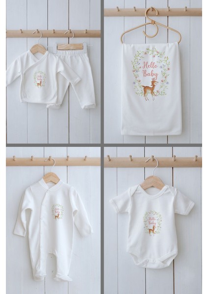 Organik 11'li Hastane Çıkışı - Little Deer Series - V Harfi fiyatları