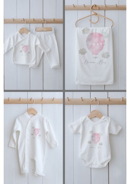 Organik 11'li Hastane Çıkışı - Pure Baby - Pembe Hava Balonu fiyatları