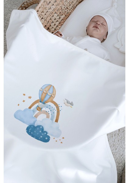 Organik 11'li Hastane Çıkışı - For Baby - Mavi Bulutlar ve Balon fırsatları