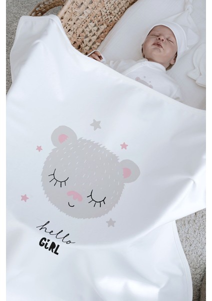 Organik 11'li Hastane Çıkışı - Pure Baby - Kız Bebek Ayıcık