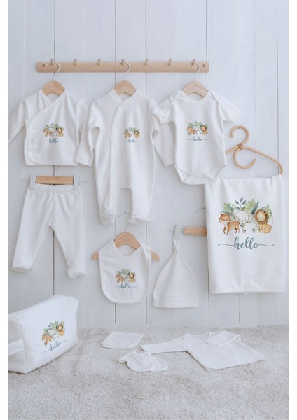 Organik 11'li Hastane Çıkışı - For Baby - Safari Animals