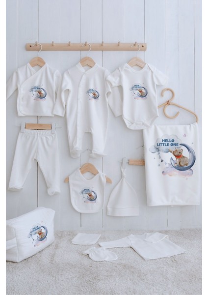 Organik 11'li Hastane Çıkışı - For Baby - Aya Uzanan Ayı